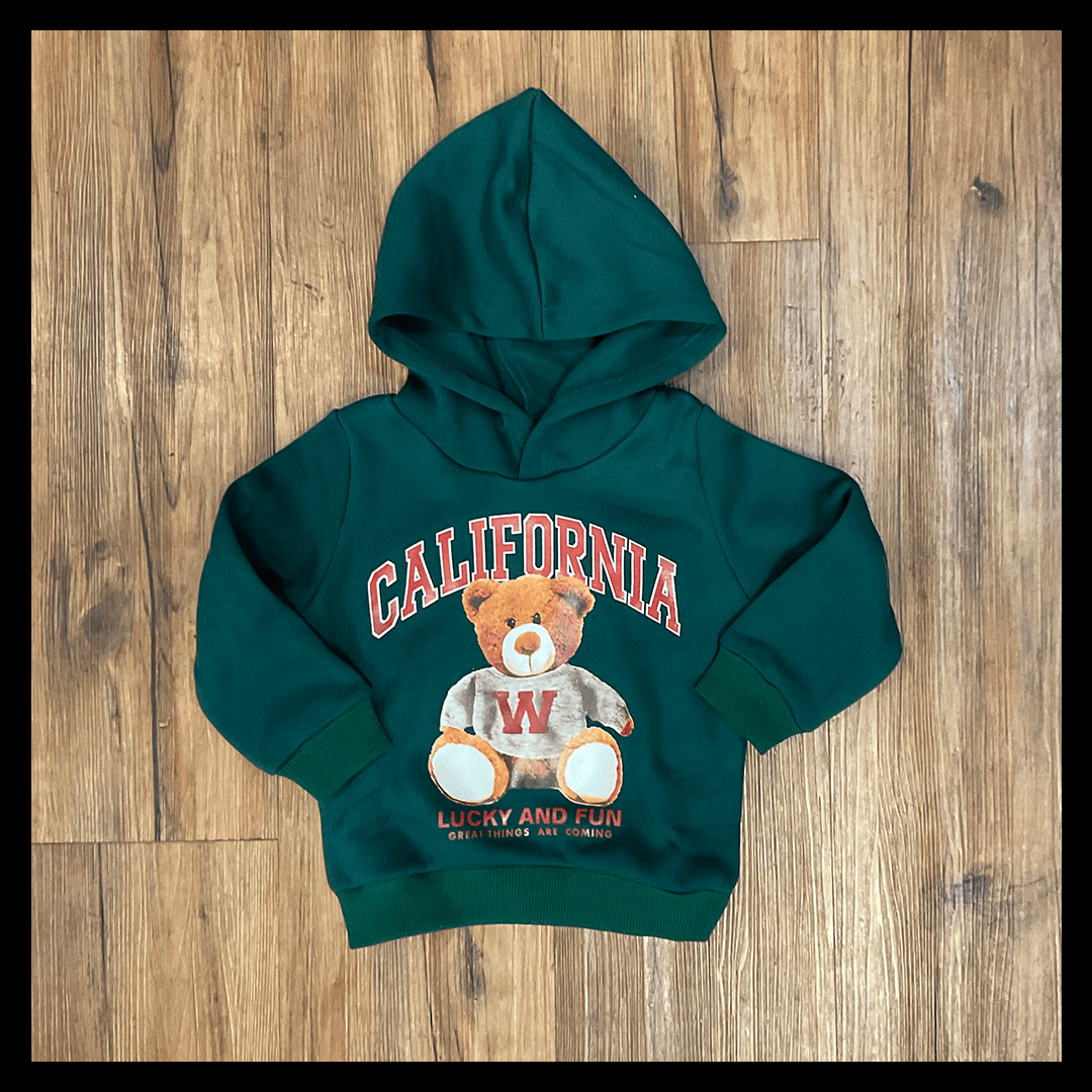 aria kai 1-2Y Hunter Calfornia Bear Hoodie