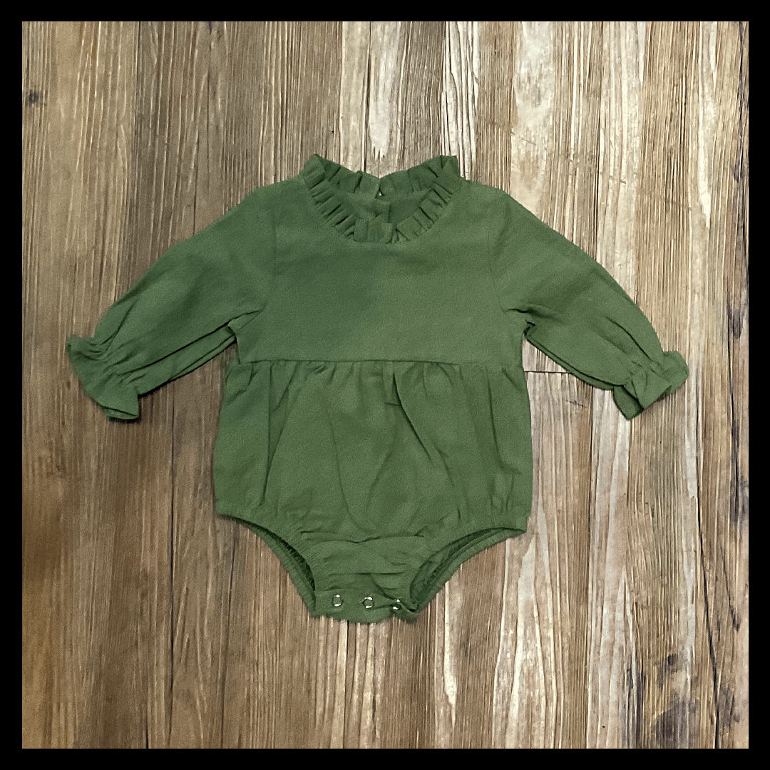 aria kai 3-6M Olive Famcyn onesies