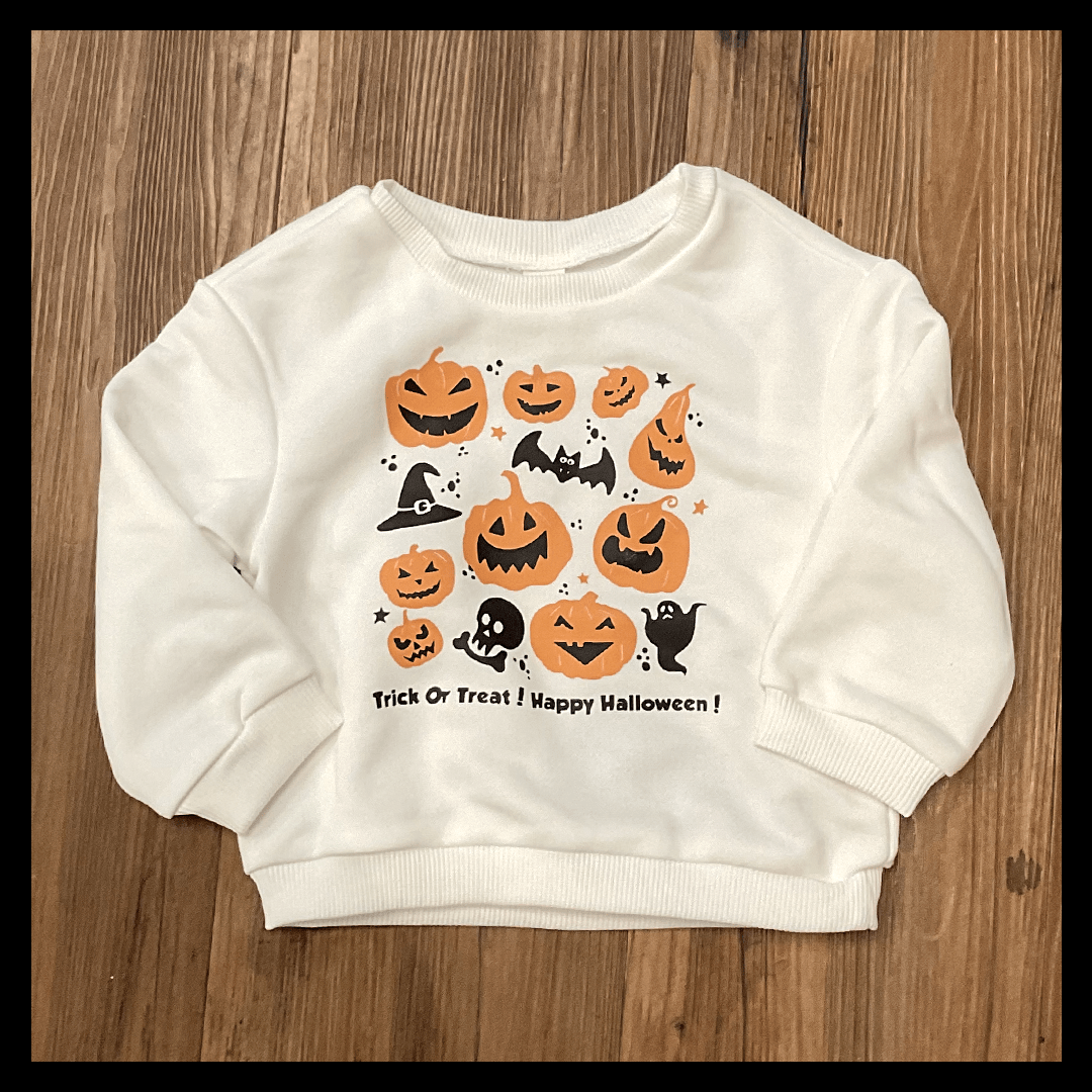 aria kai 6-9 Trick or Treat crewneck