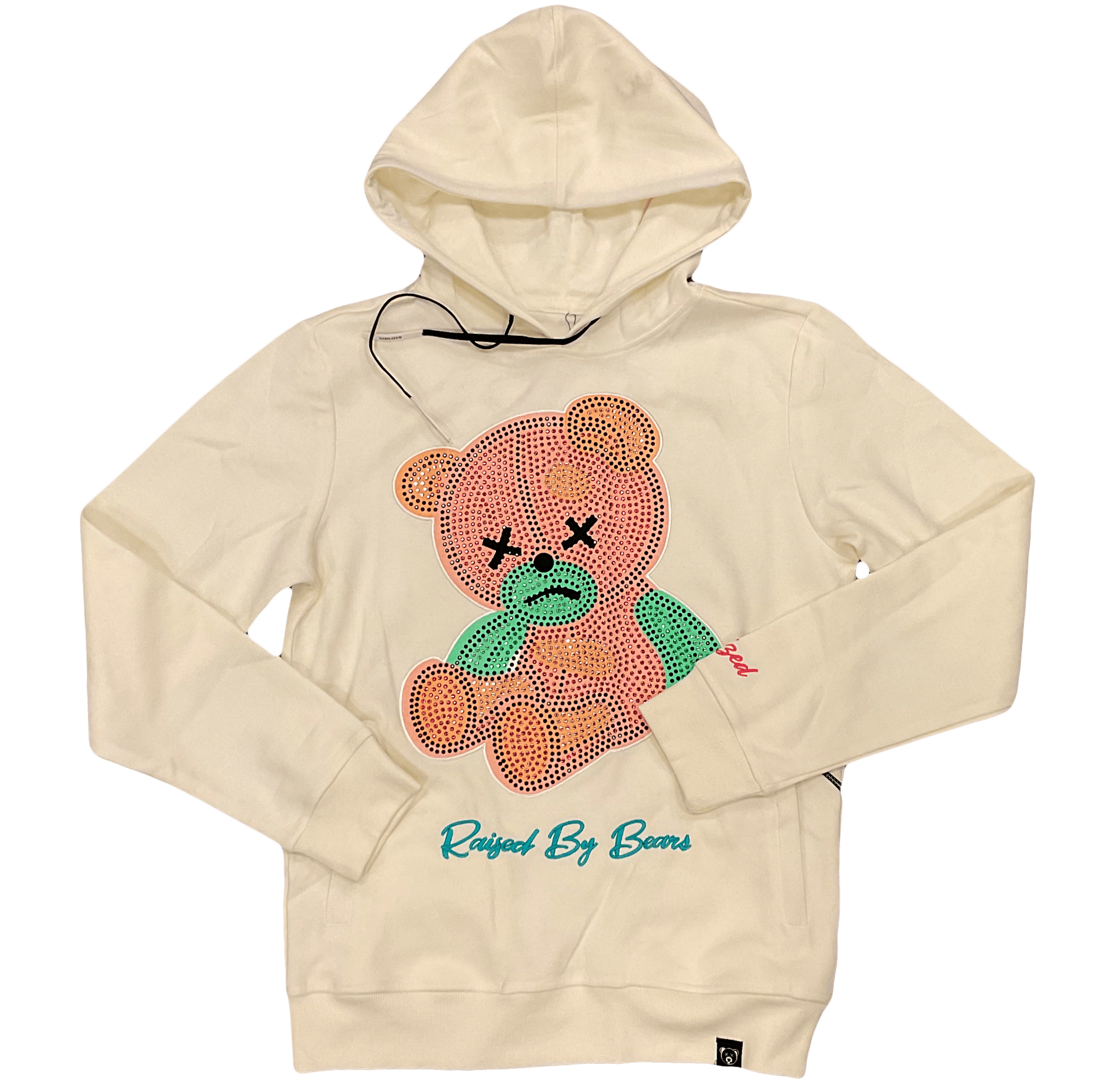 Civilized Natural Civilized Rhinestone Bear Pullover