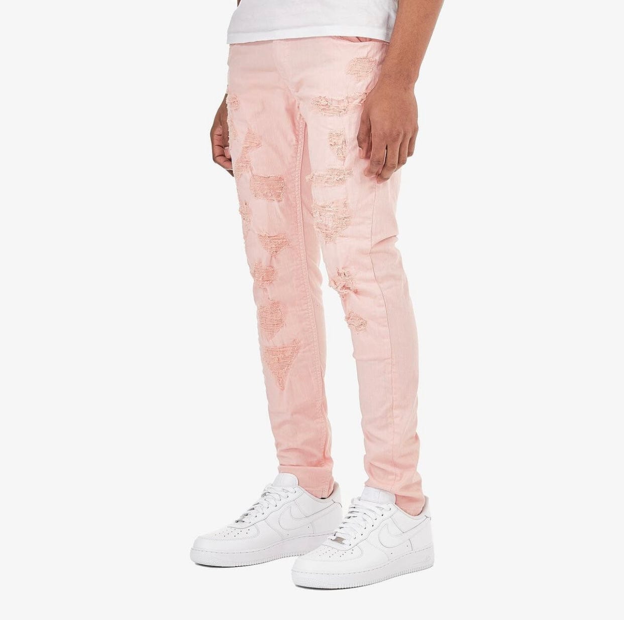 Copper rivet denim Peach power  denim