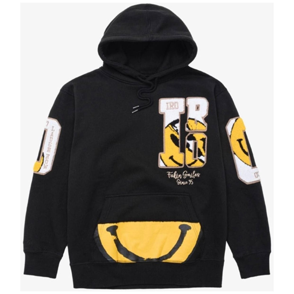 iro-ochi Black All Smilez Hoodie