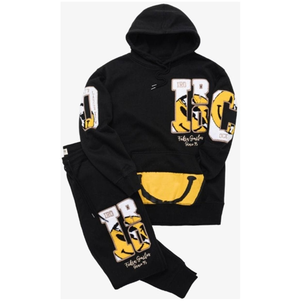 iro-ochi Black All Smilez Hoodie