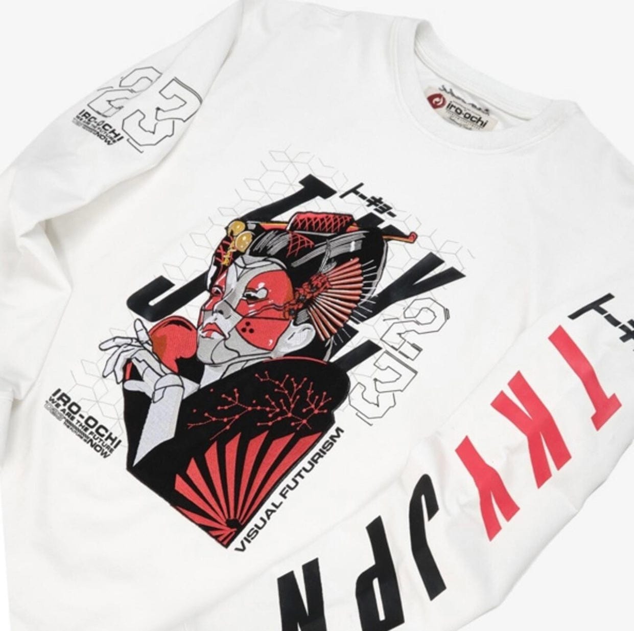 iro-ochi LONGSLEEVE White Tokyo Japan  Longsleeve