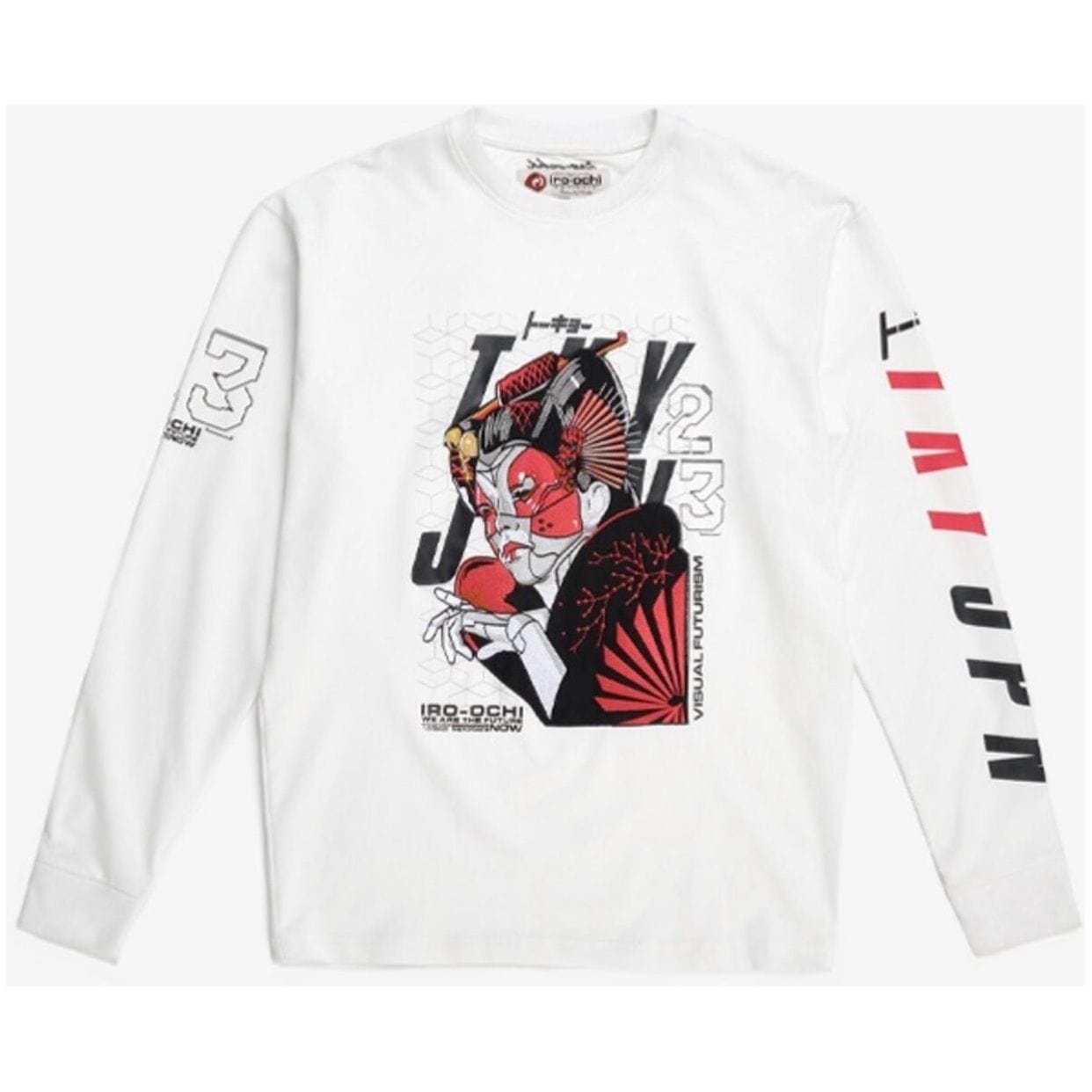 iro-ochi LONGSLEEVE White Tokyo Japan  Longsleeve