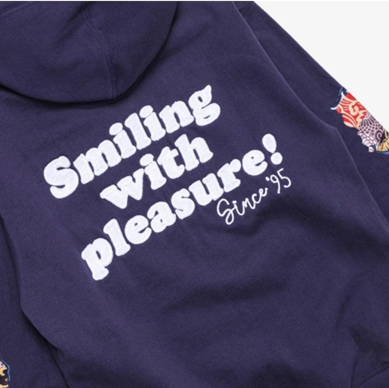 iro-ochi Navy With Pleasure Hoodie