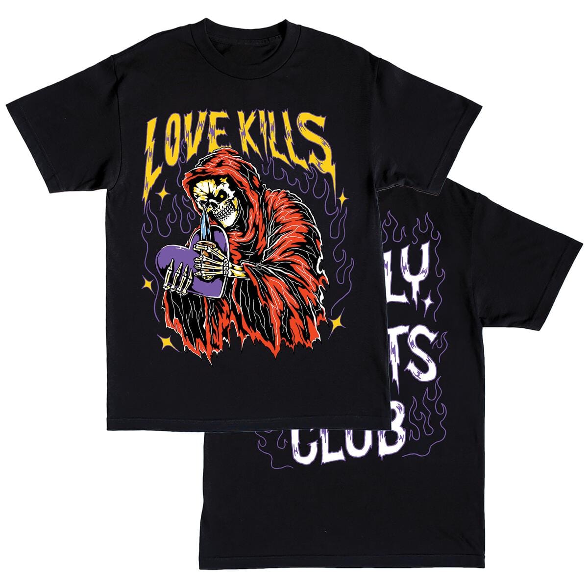 LONLY HEARTS T SHIRT Love Kills T-Shirt