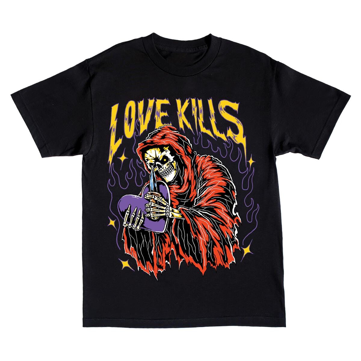 LONLY HEARTS T SHIRT Love Kills T-Shirt