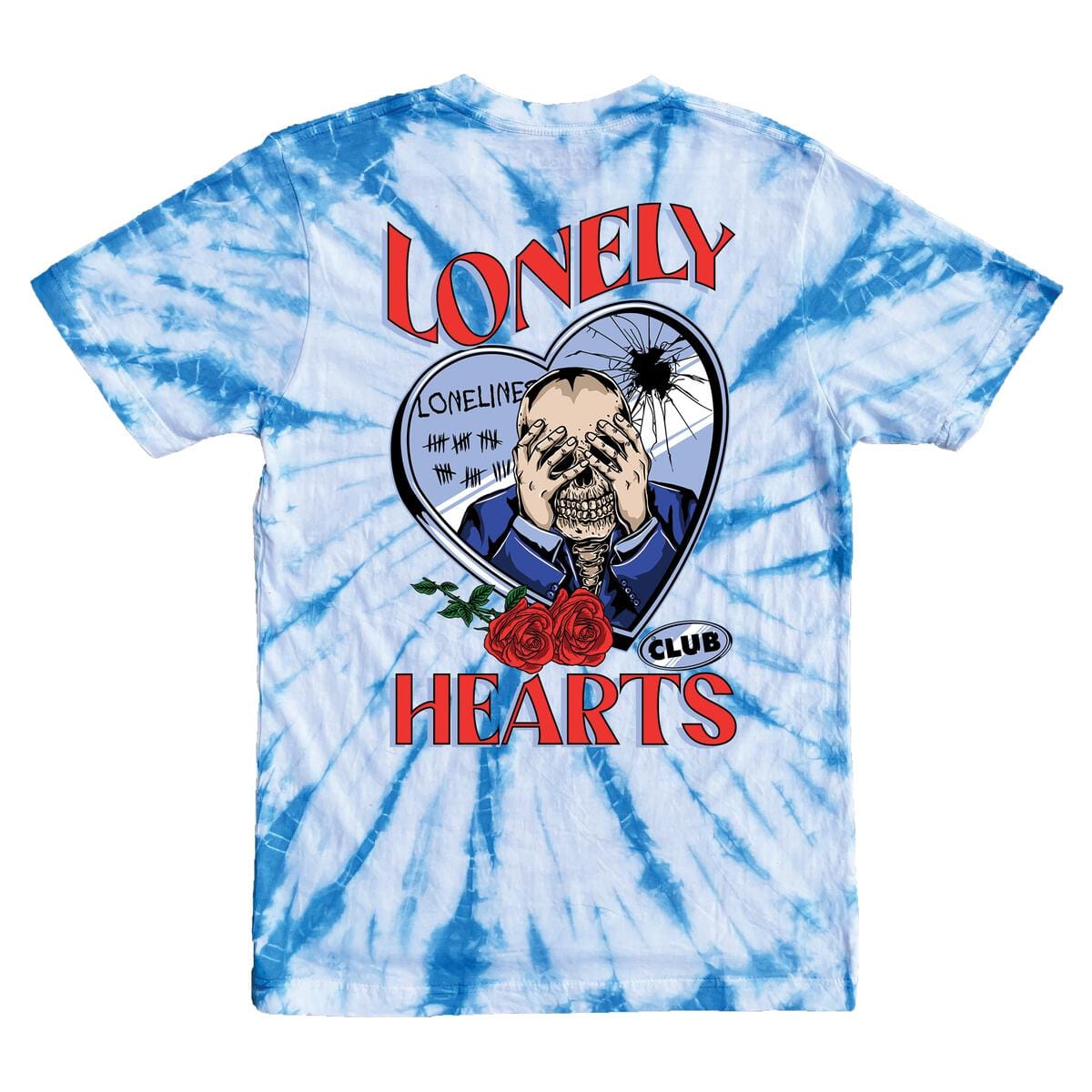 LONLY HEARTS T SHIRT Restless Soul Tie-dye T-Shirt