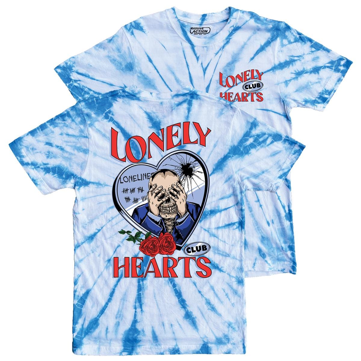 LONLY HEARTS T SHIRT S Restless Soul Tie-dye T-Shirt