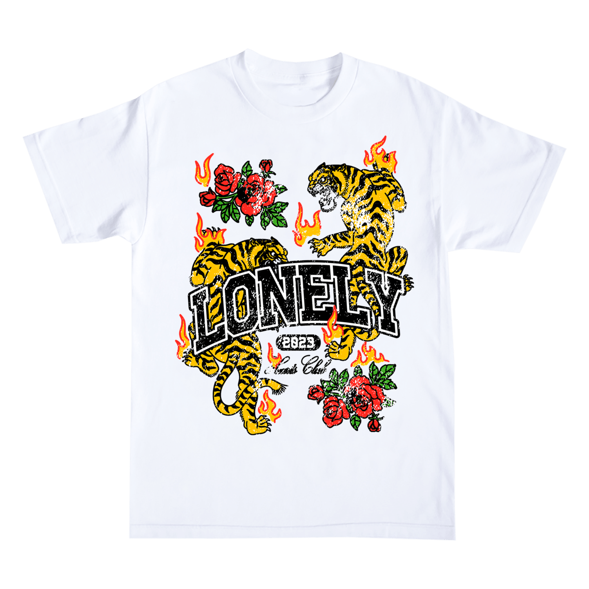 LONLY HEARTS T SHIRT White Art That Kills T-Shirt