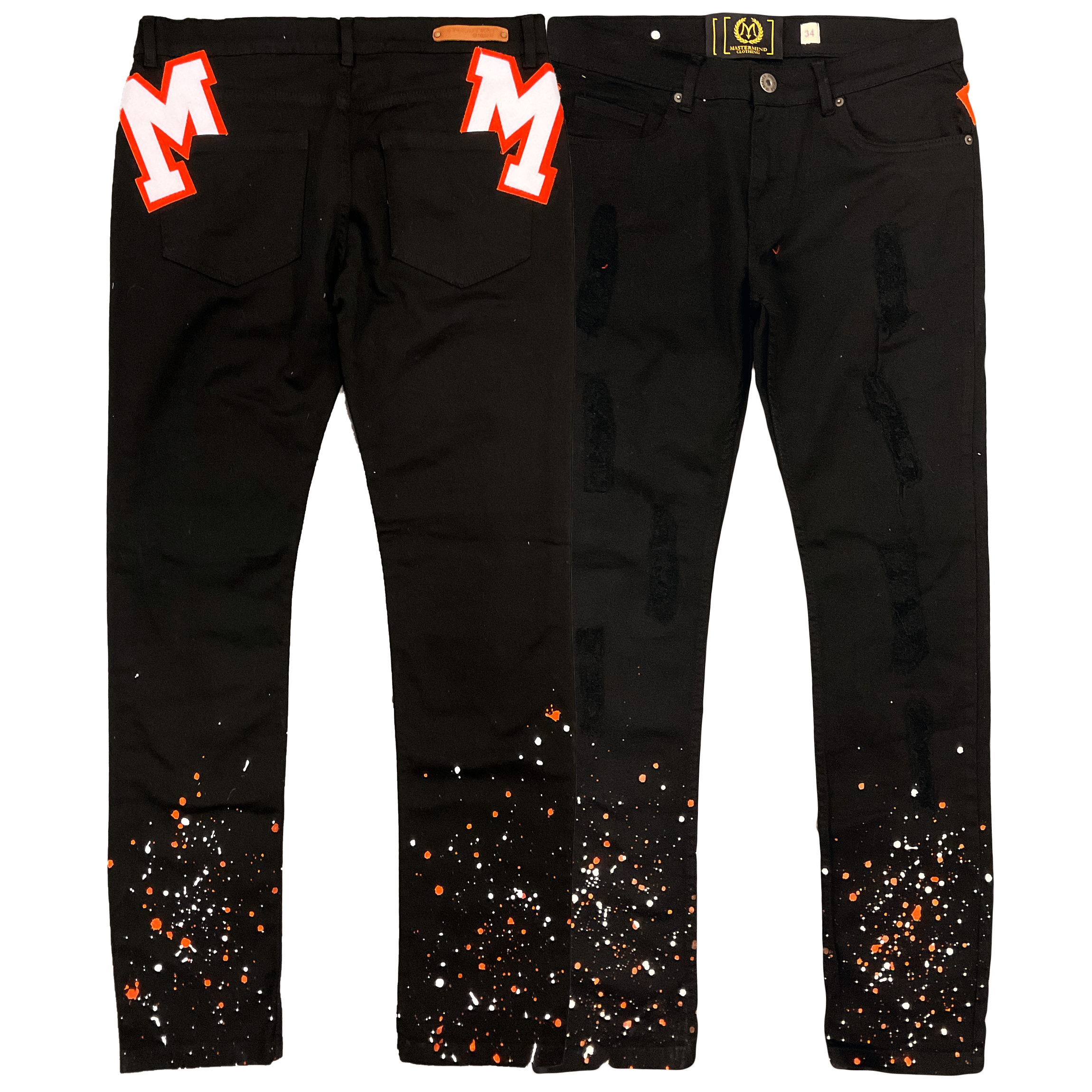 Mastermind315 Black Orchid  Varsity Denims