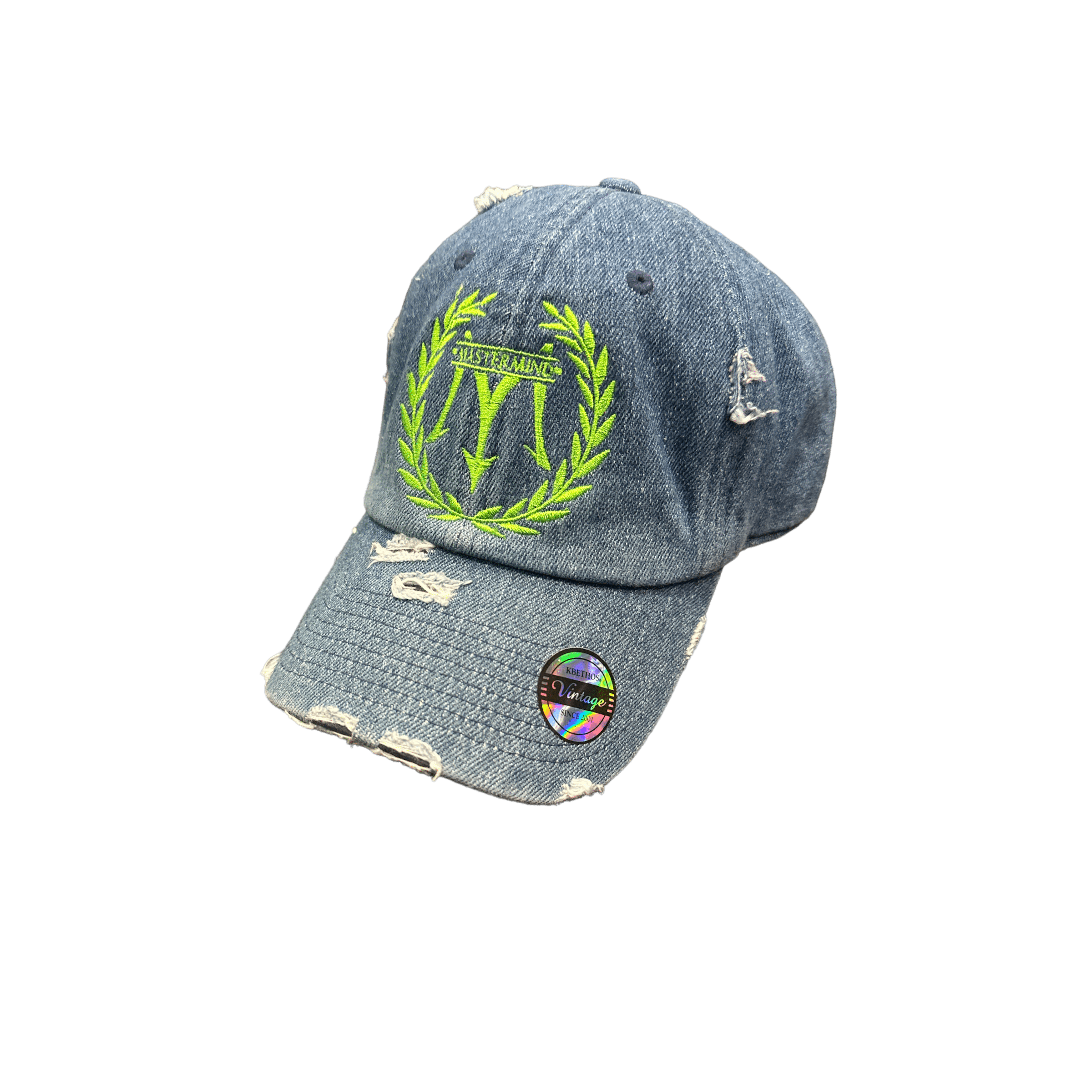 Mastermind315 Denim Lime Crest Mastermind cap