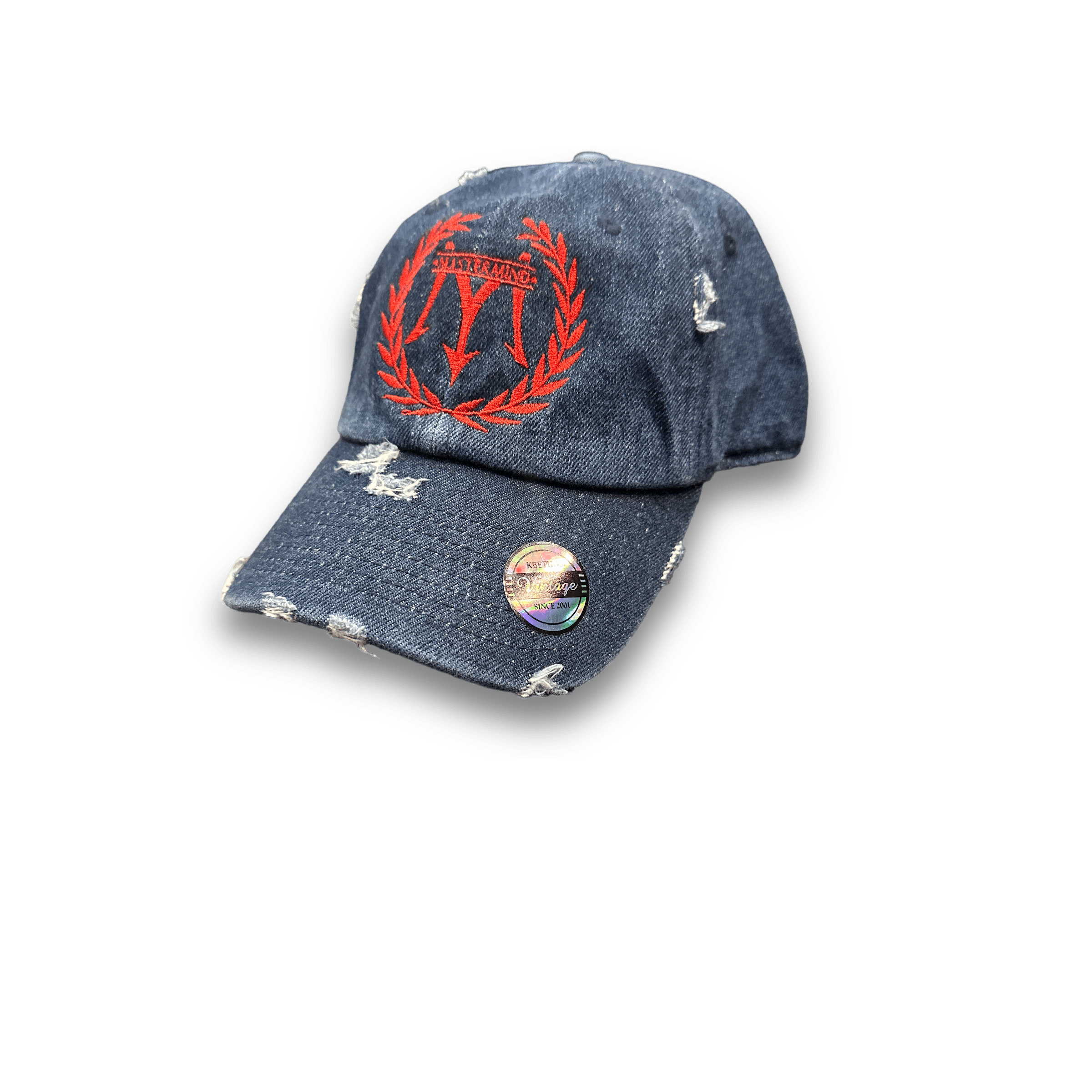 Mastermind315 Denim red Crest Mastermind cap