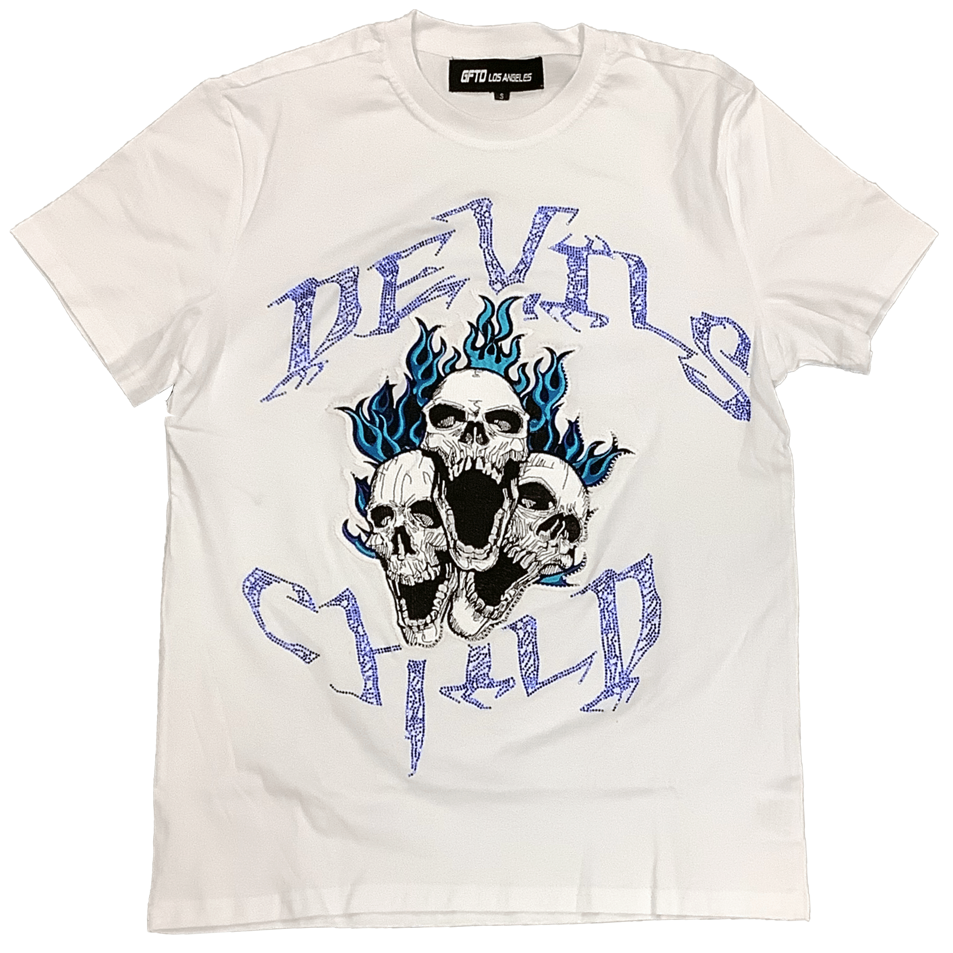 Mastermind315@ Devils child white tee