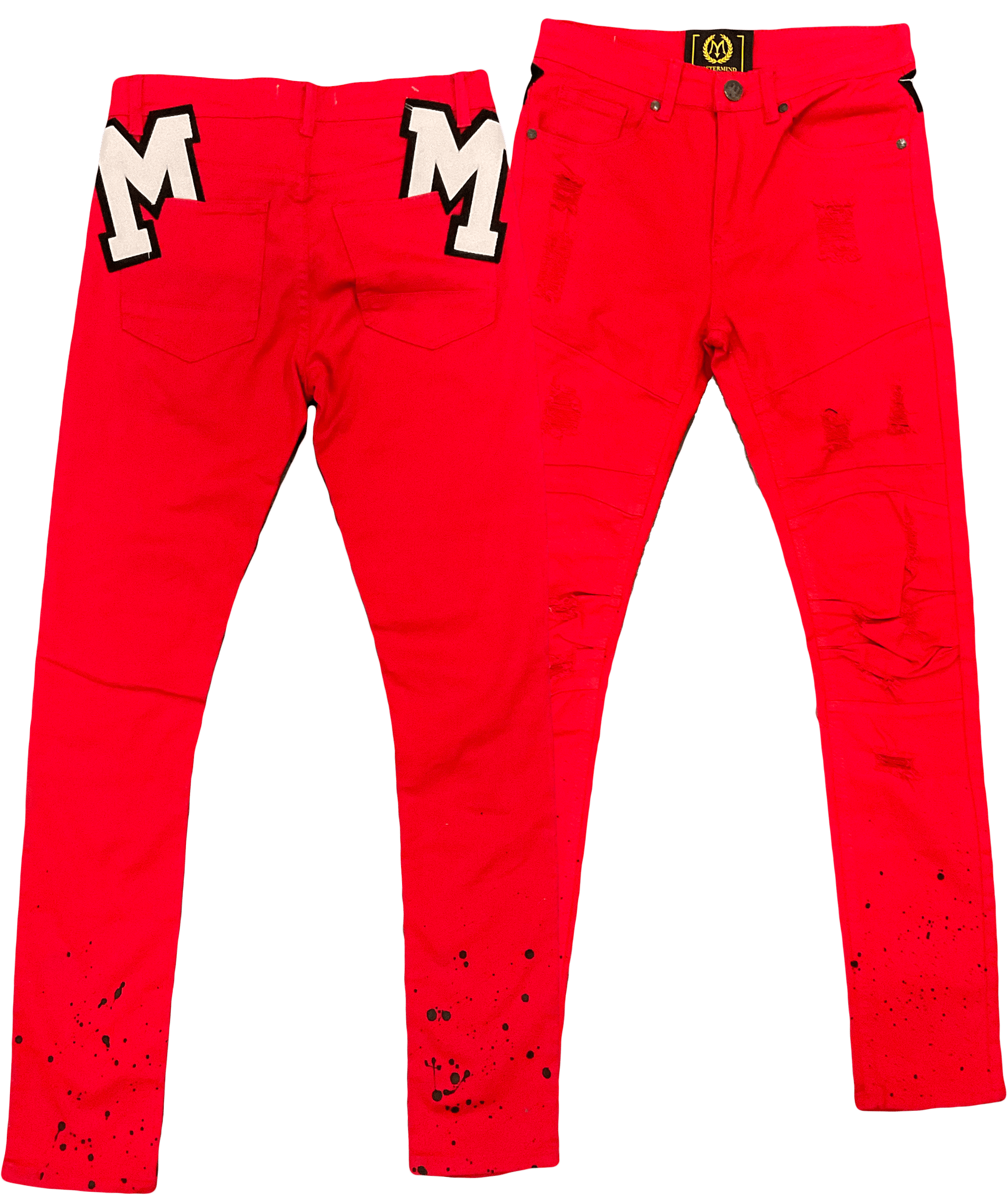 Mastermind315 Raging Red Varsity Denims