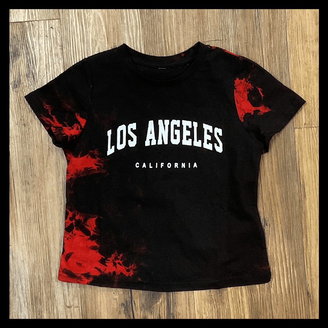 Mastermind315 Red dye Los Angeles shirt