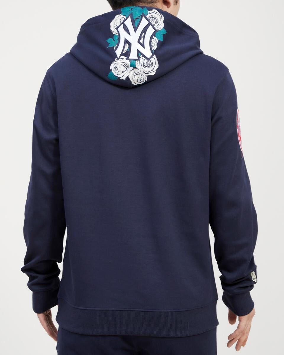 PRO STANDARD jacket NEWYORK YANKEE'S NAVY ROSES HOODIE