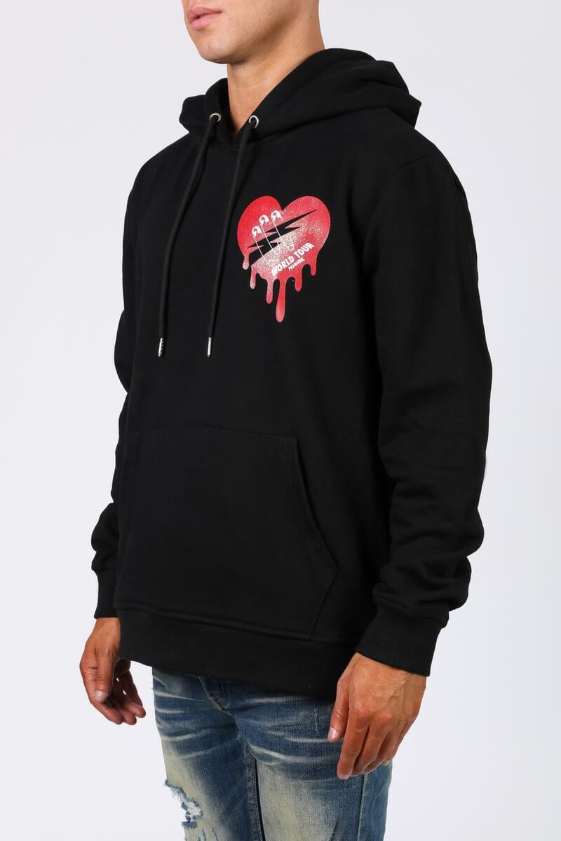 WORLD TOUR pullover Black World tour Creme Heartbreak Pullover